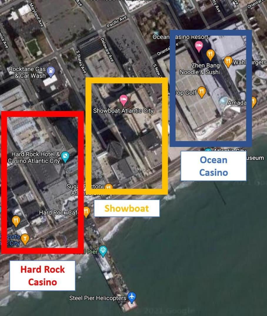 Huge Beachfront Condo Cozysuites At Showboat 大西洋城 外观 照片